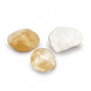 Naturstein Nugget Perlen Citrinquarz 6-10mm Yellow